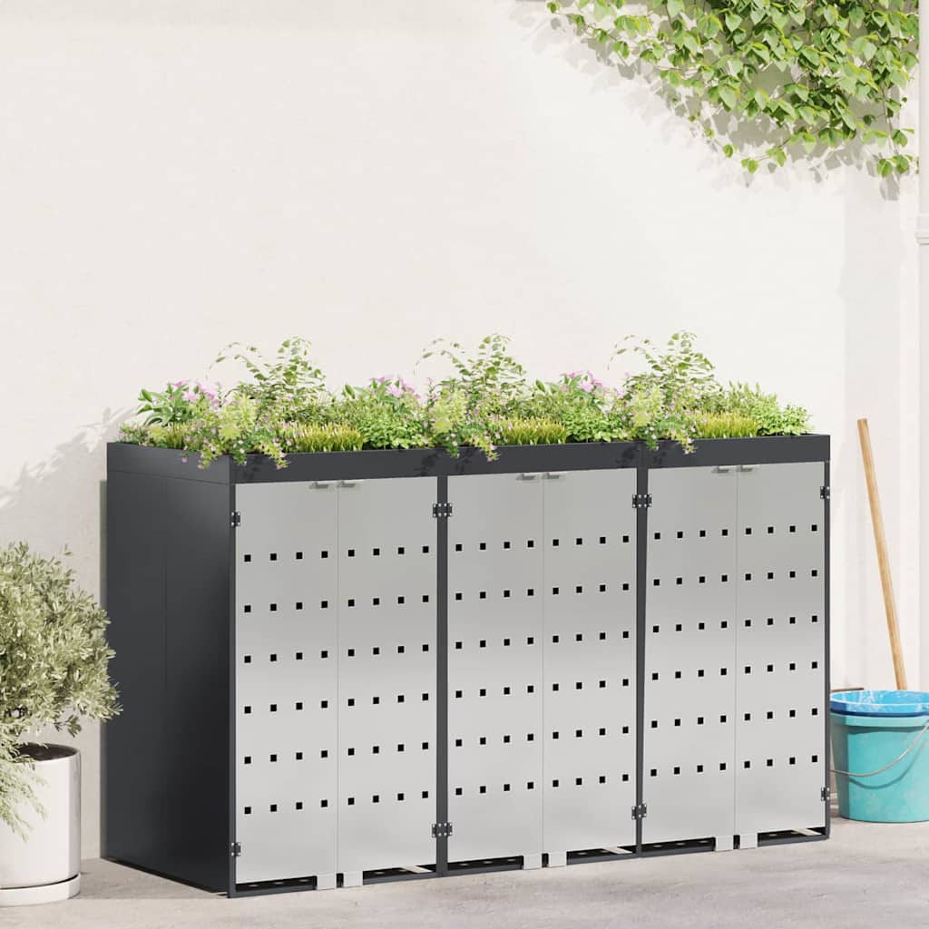 Αποθήκη τροχήλατου κάδου για 3 κάδους 340 x 77.5 x 115.5 εκ