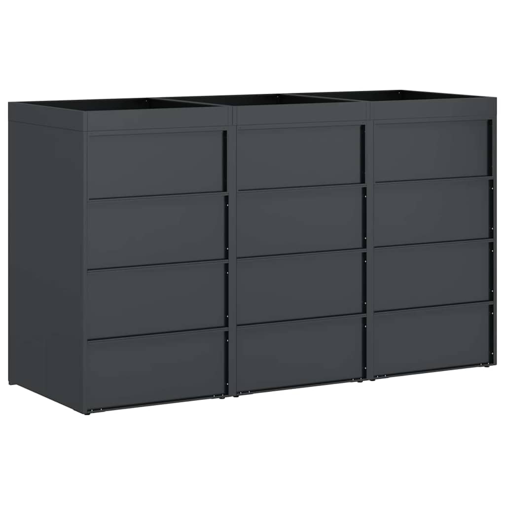 Αποθήκη τροχήλατου κάδου για 3 κάδους 340 x 77.5 x 115.5 εκ
