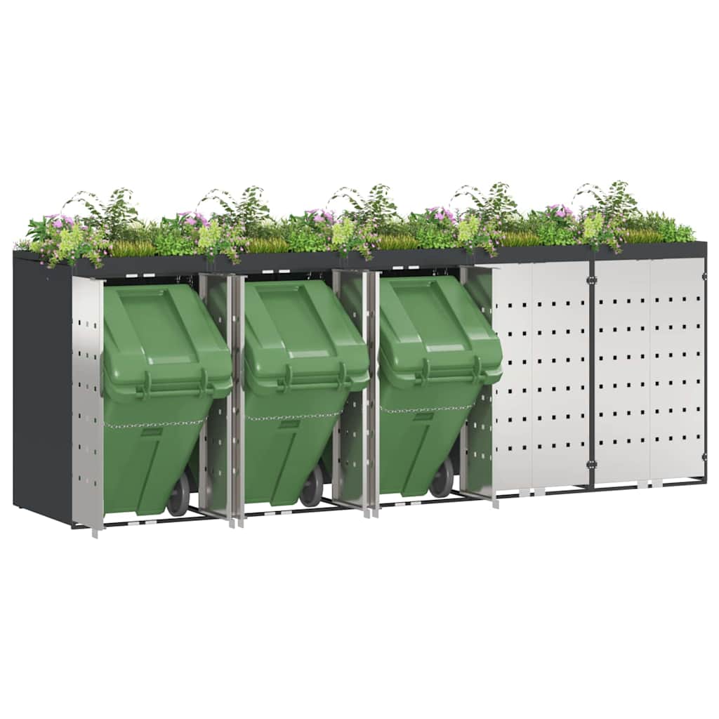 Αποθήκη τροχήλατου κάδου για 3 κάδους 340 x 77.5 x 115.5 εκ