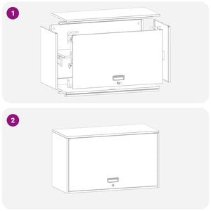 Ντουλάπι τοίχου για γκαράζ Ανθρακί 90 x 40 x 53 εκ - Pakobazaar