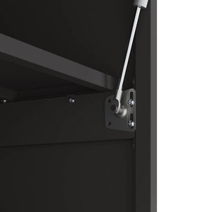 Ντουλάπι τοίχου για γκαράζ Μαύρο 80 x 40 x 53 εκ - Pakobazaar