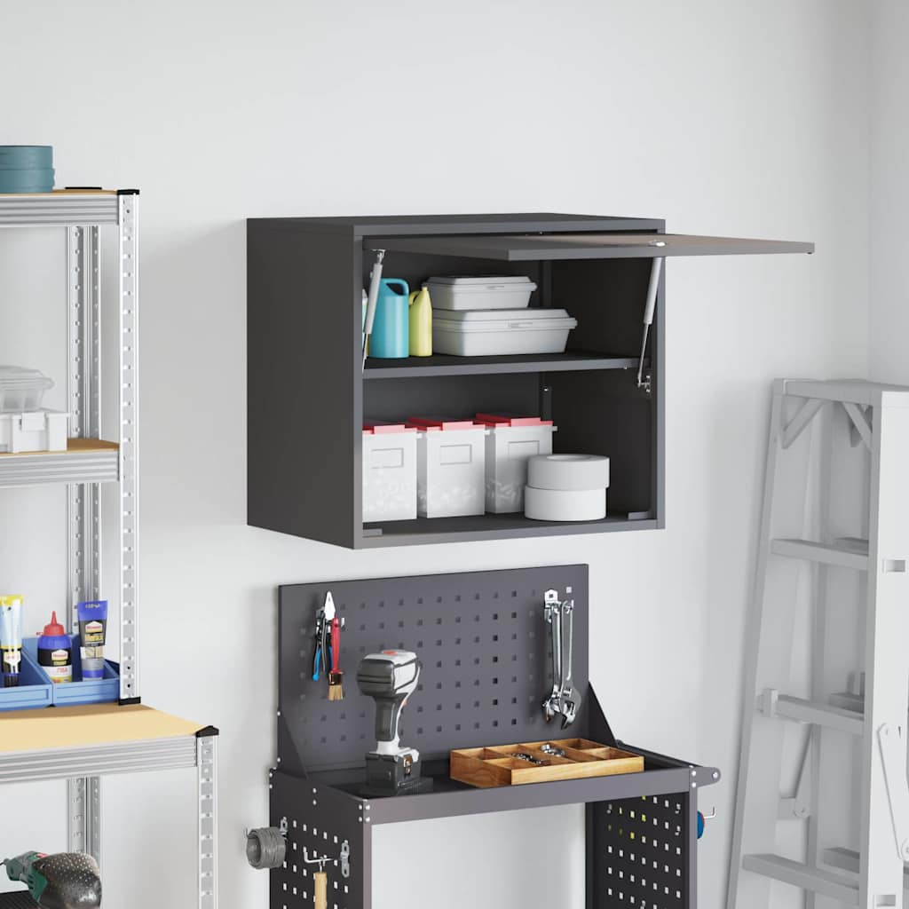 Ντουλάπι τοίχου για γκαράζ Μαύρο 60 x 40 x 53 εκ - Pakobazaar