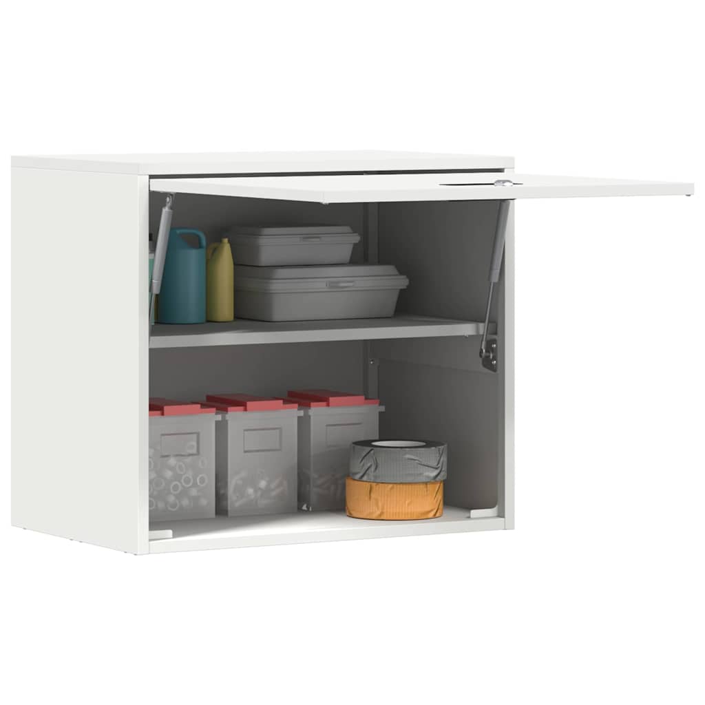 Ντουλάπι τοίχου για γκαράζ Λευκό 60 x 40 x 53 εκ - Pakobazaar