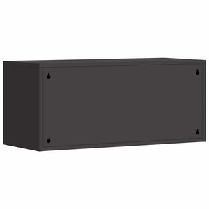 Ντουλάπι τοίχου για γκαράζ Μαύρο 80 x 33 x 35 εκ - Pakobazaar