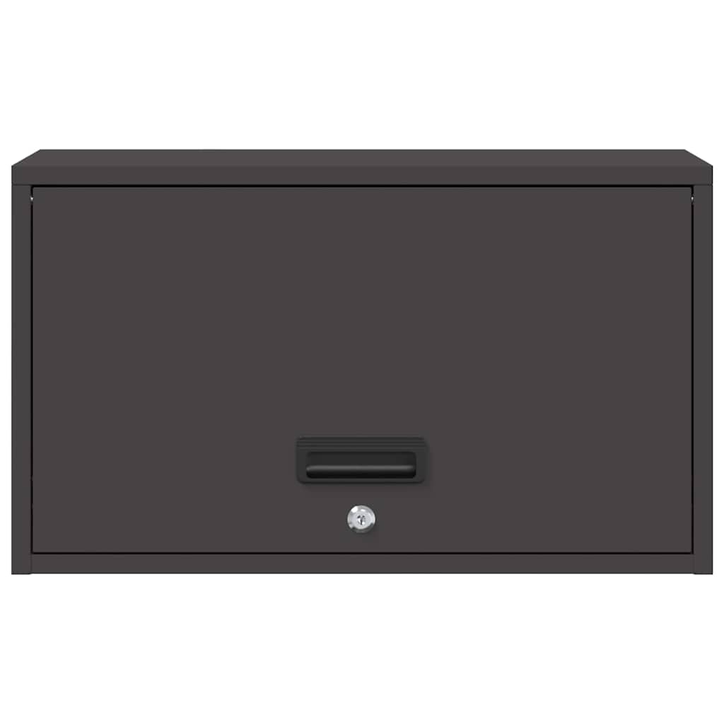 Ντουλάπι τοίχου για γκαράζ Μαύρο 60 x 33 x 35 εκ - Pakobazaar
