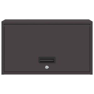 Ντουλάπι τοίχου για γκαράζ Μαύρο 60 x 33 x 35 εκ - Pakobazaar