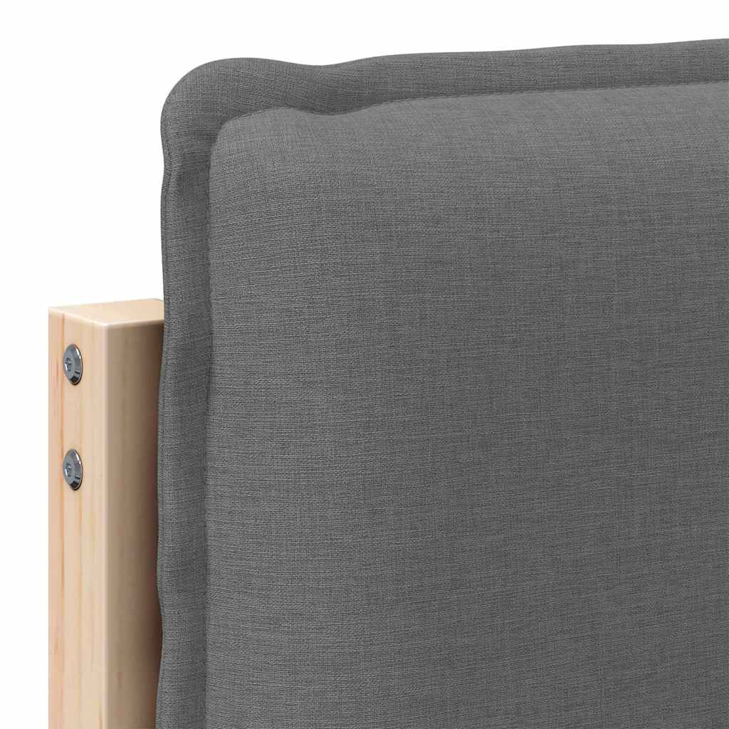 Ταπετσαρισμένο κεφαλάρι Φυσικό και Ανοιχτό Γκρι 200 cm