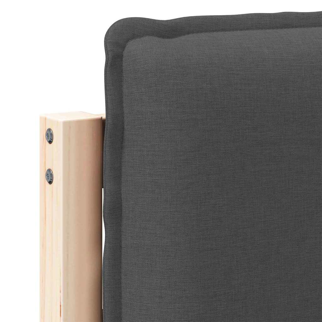 Ταπετσαρισμένο κεφαλάρι Φυσικό και Σκούρο Γκρίζο 150 cm