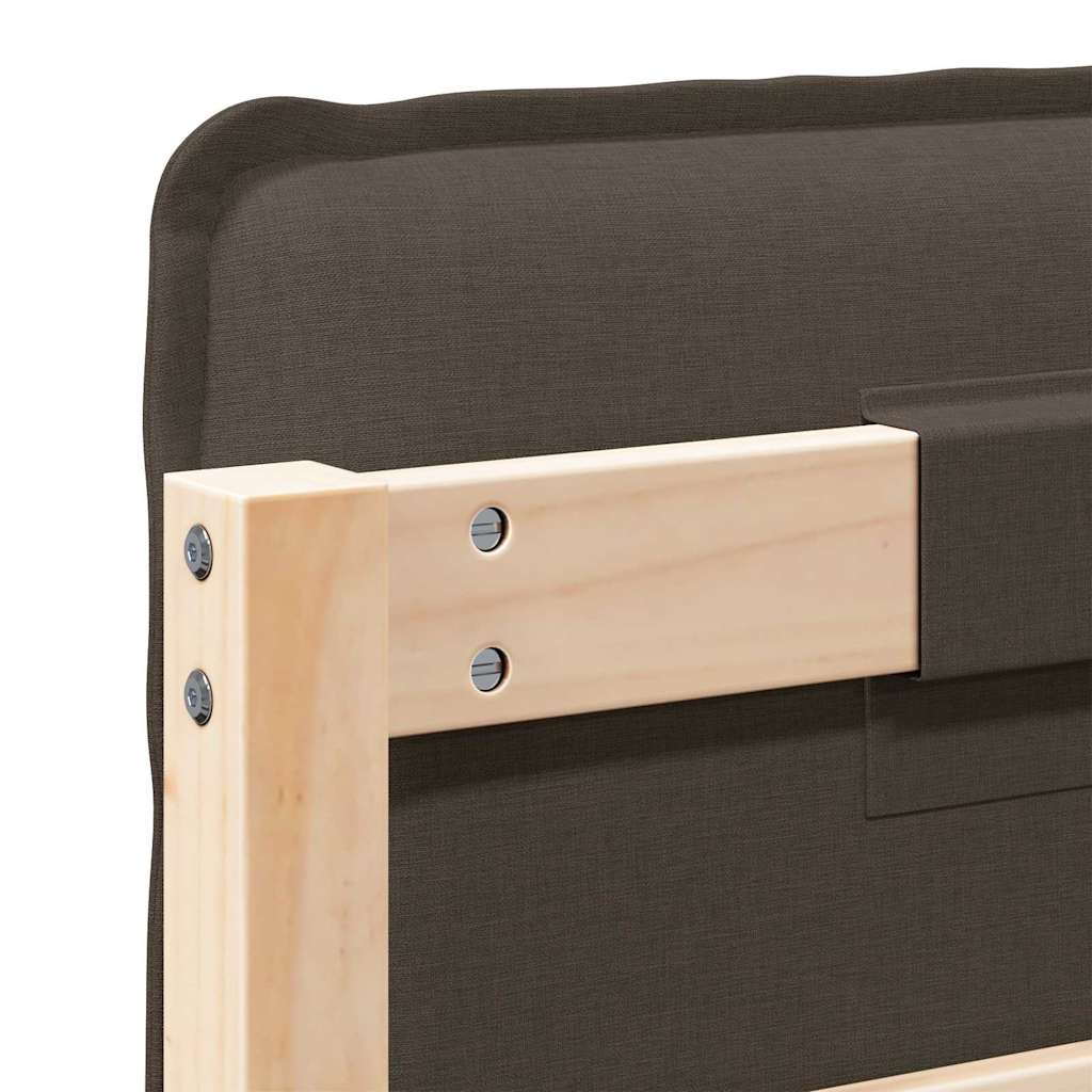 Ταπετσαρισμένο κεφαλάρι Φυσικό και Ανοιχτό Γκρι 120 cm