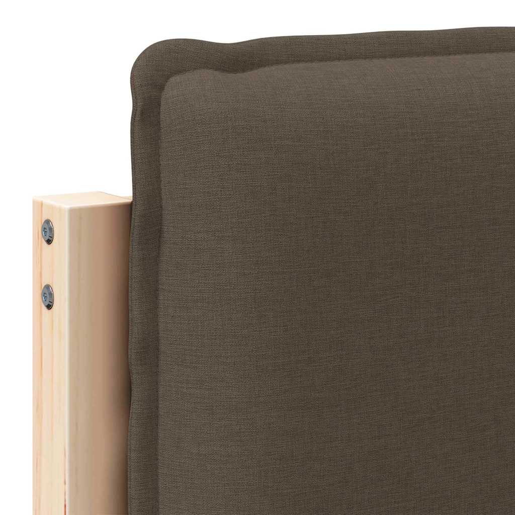 Ταπετσαρισμένο κεφαλάρι Φυσικό και Ανοιχτό Γκρι 90 cm