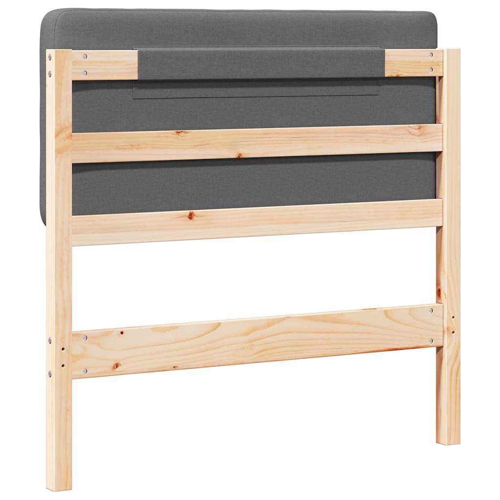 Ταπετσαρισμένο κεφαλάρι Καφέ και Ανοιχτό Γκρι 100 cm