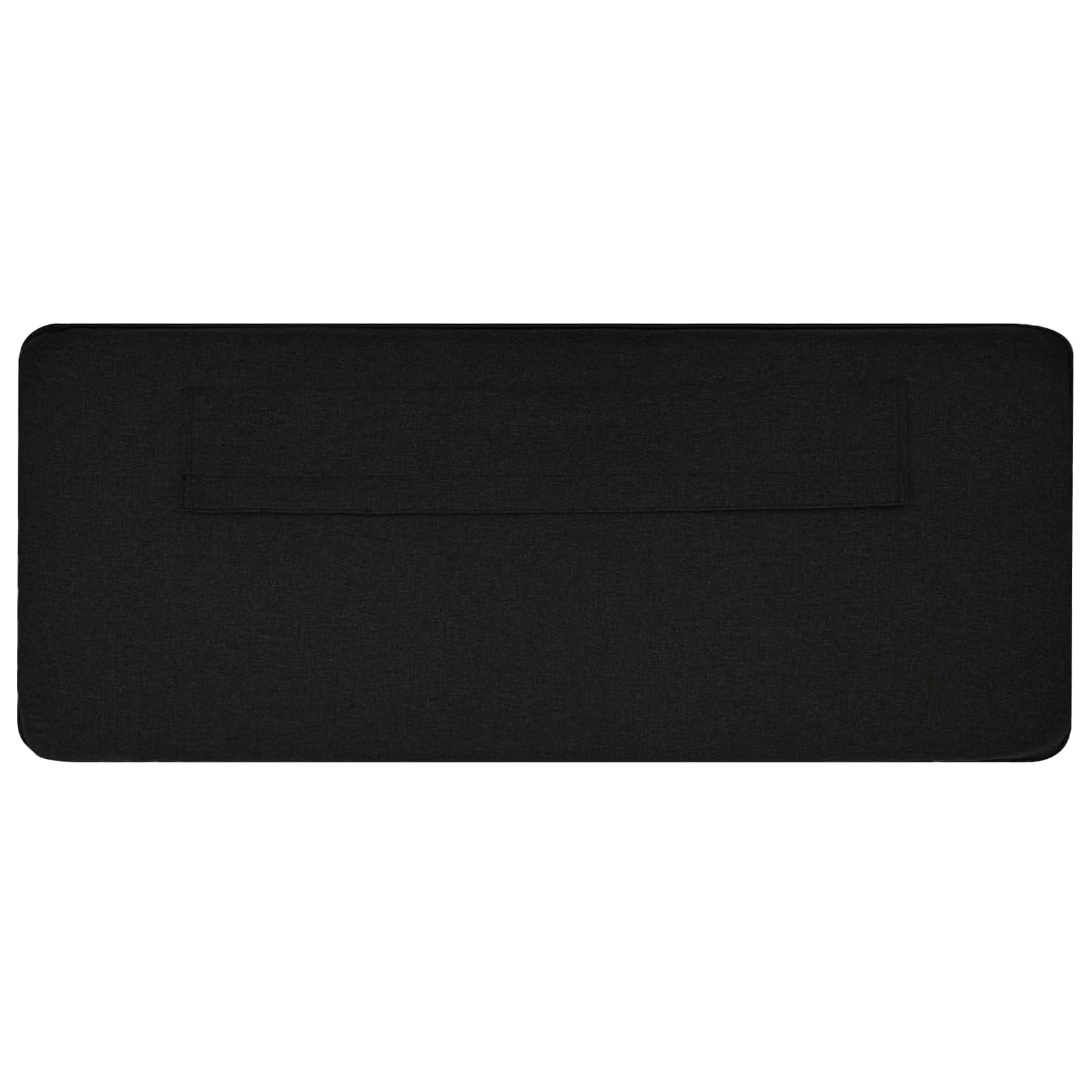 Ταπετσαρισμένο κεφαλάρι με κεφαλάρι Καφέ και Μαύρο 180 cm