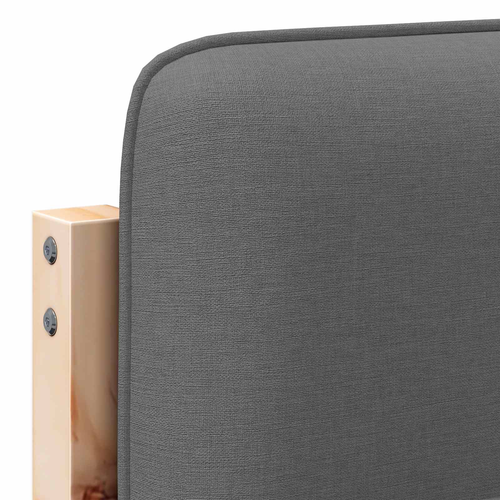 Ταπετσαρισμένο κεφαλάρι Καφέ και Ανοιχτό Γκρι 150 cm