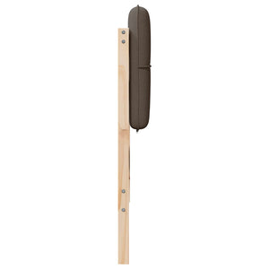 Ταπετσαρισμένο κεφαλάρι με κεφαλάρι Καφέ και Ταπεί 120 cm