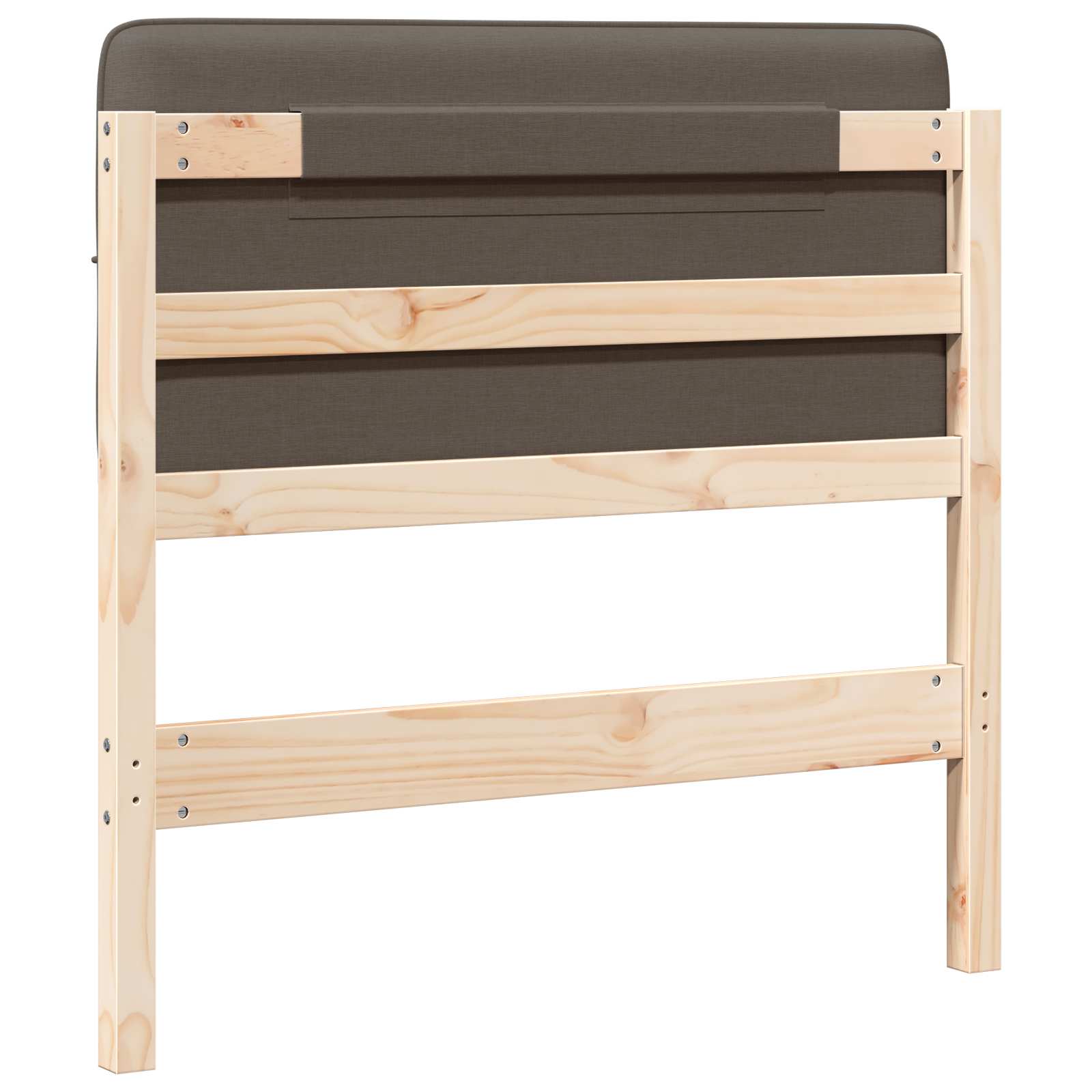 Ταπετσαρισμένο κεφαλάρι με κεφαλάρι Καφέ και Ταπεί 100 cm