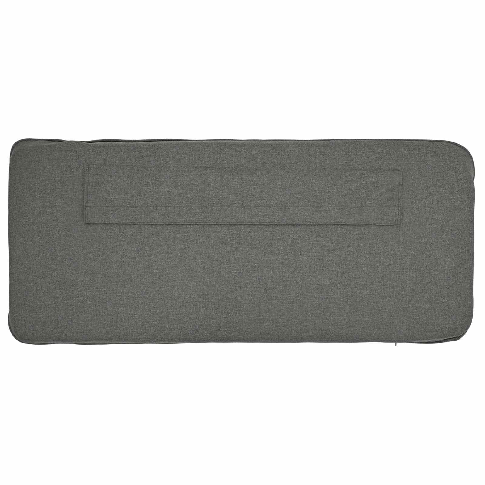 Ταπετσαρισμένο κεφαλάρι Λευκό και Ανοιχτό Γκρι 160 cm