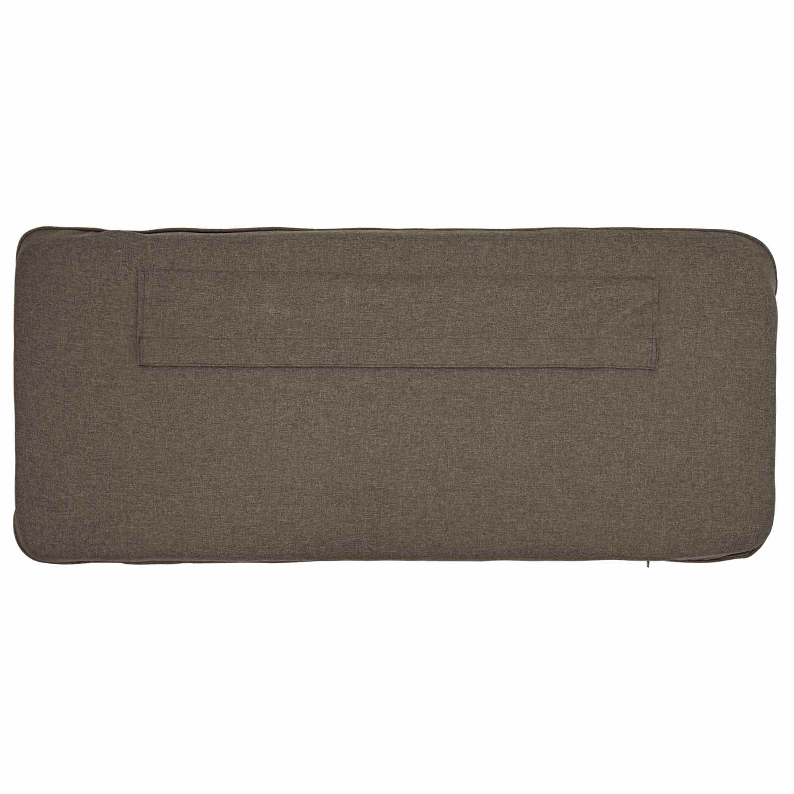 Ταπετσαρισμένο κεφαλάρι με κεφαλάρι Καφέ και Ταπεί 150 cm