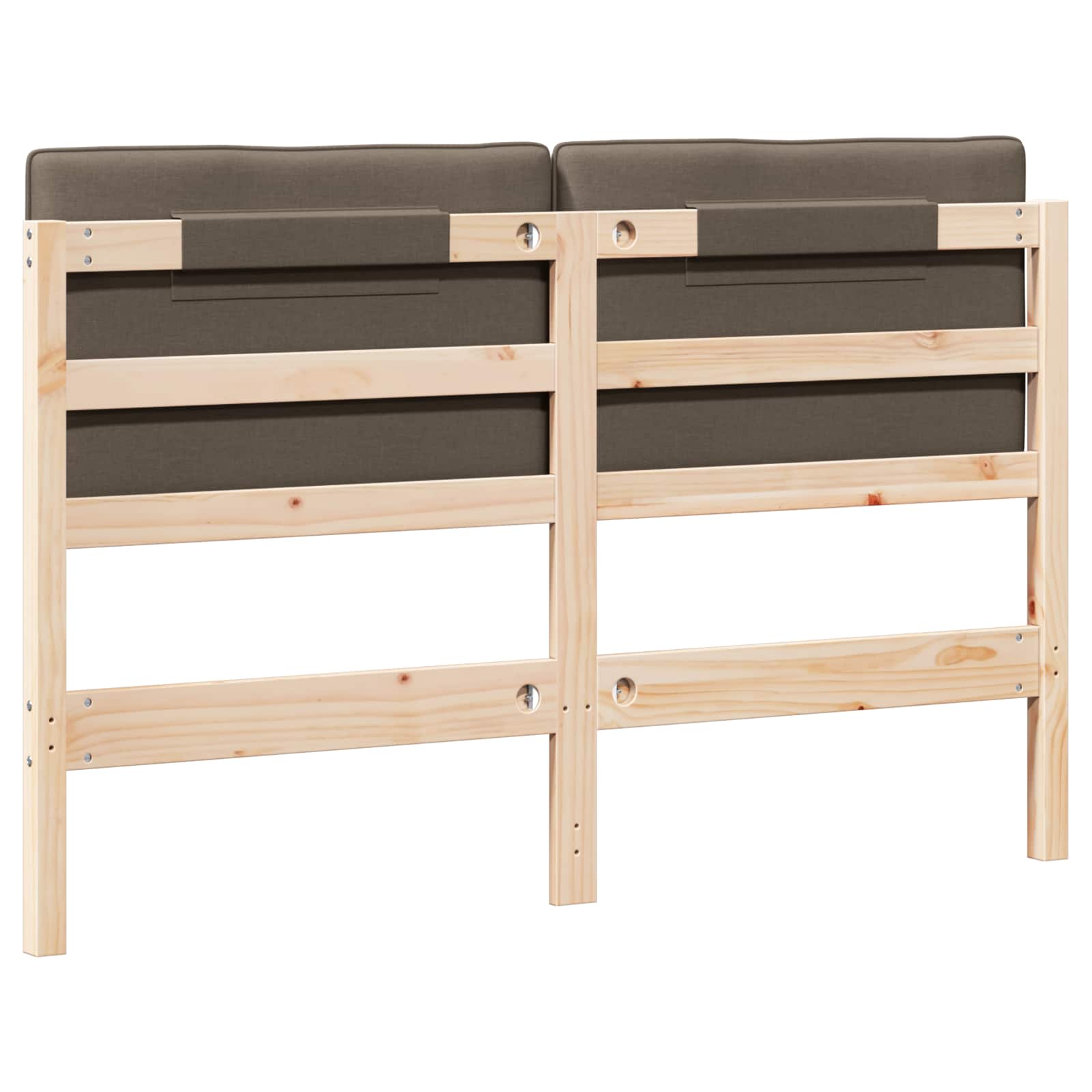 Ταπετσαρισμένο κεφαλάρι με κεφαλάρι Καφέ και Ταπεί 150 cm