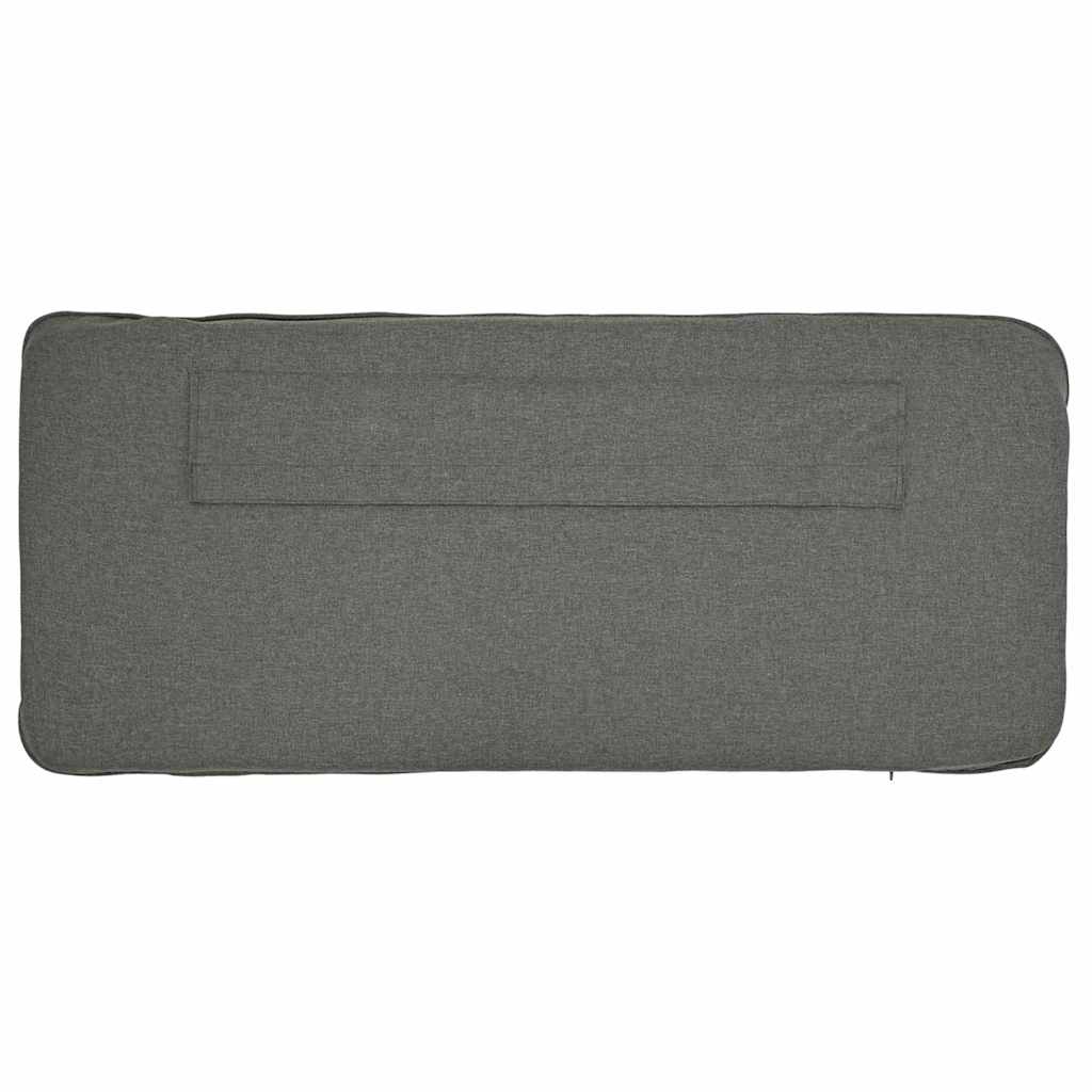 Ταπετσαρισμένο κεφαλάρι Λευκό και Ανοιχτό Γκρι 140 cm