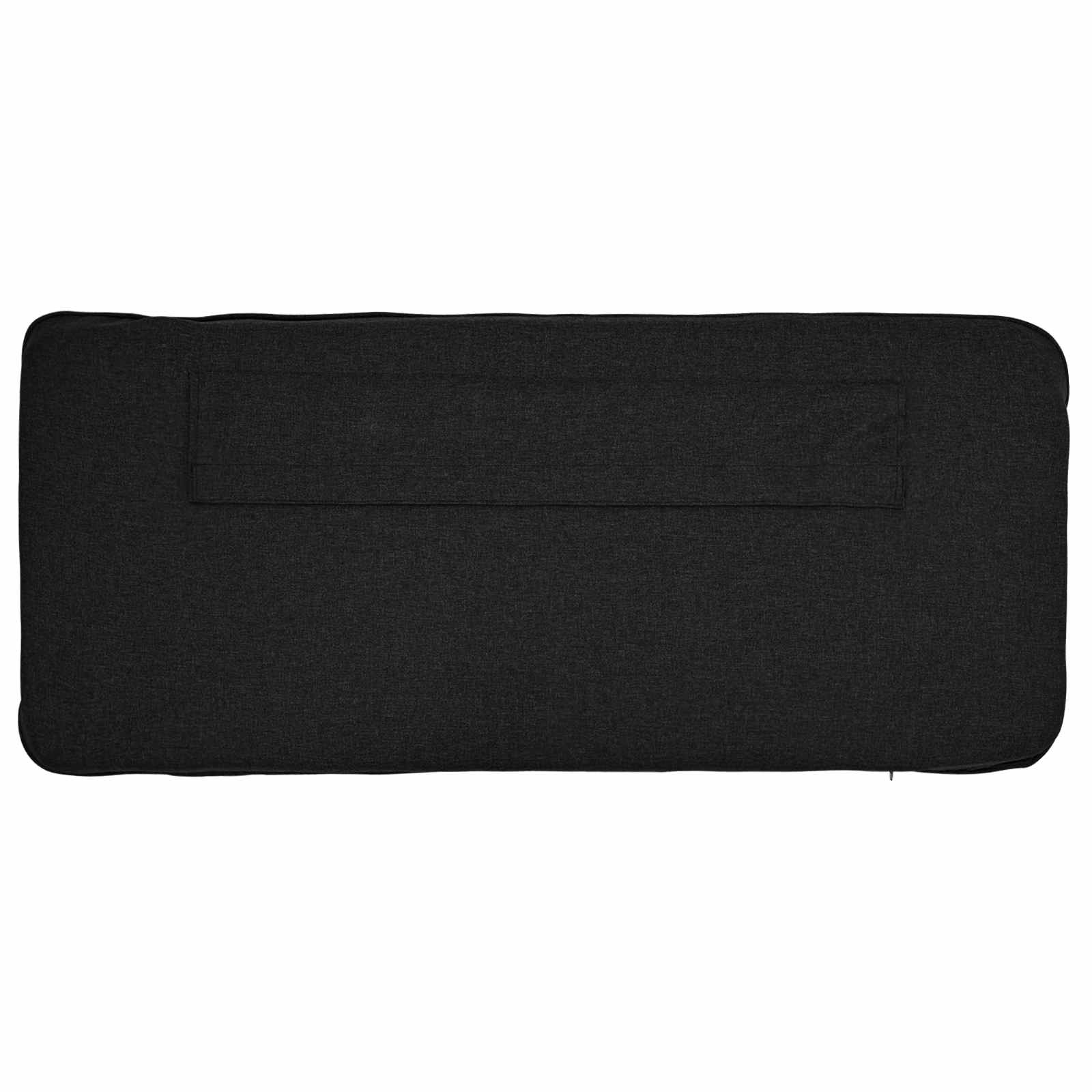 Ταπετσαρισμένο κεφαλάρι με κεφαλάρι Καφέ και Μαύρο 120 cm