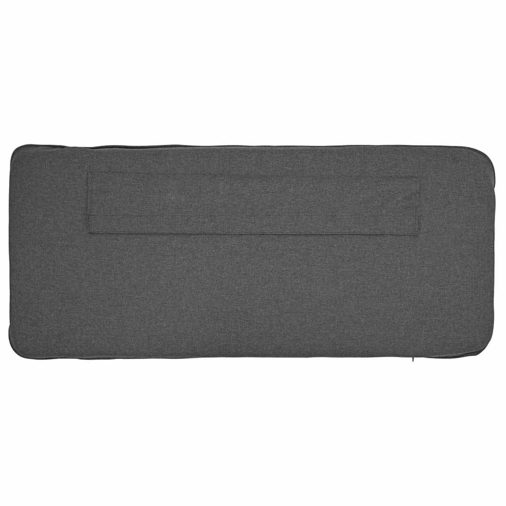 Ταπετσαρισμένο κεφαλάρι με κεφαλάρι Καφέ και Σκούρο Γκρι 90 cm