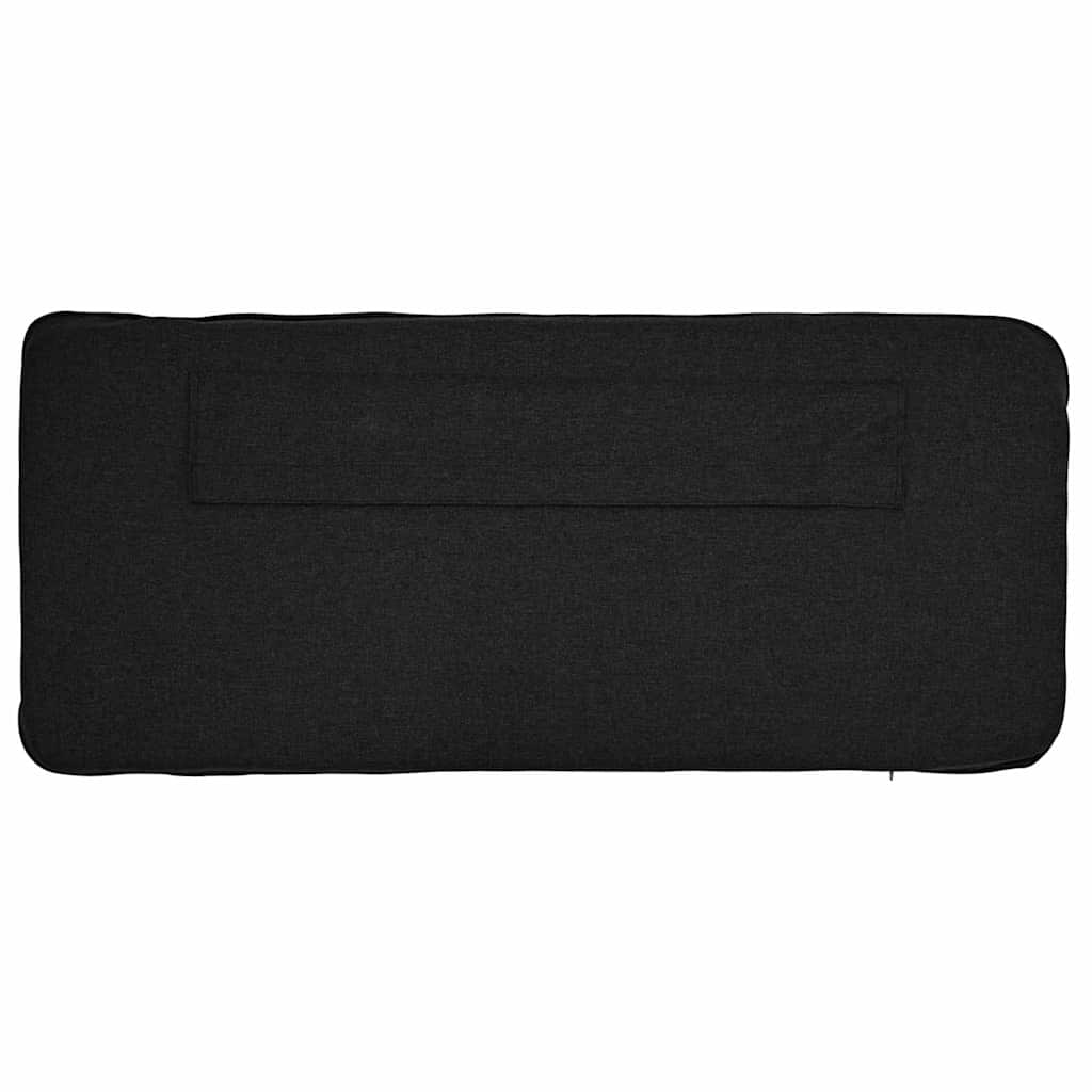 Ταπετσαρισμένο κεφαλάρι με κεφαλάρι Καφέ και Μαύρο 80 cm