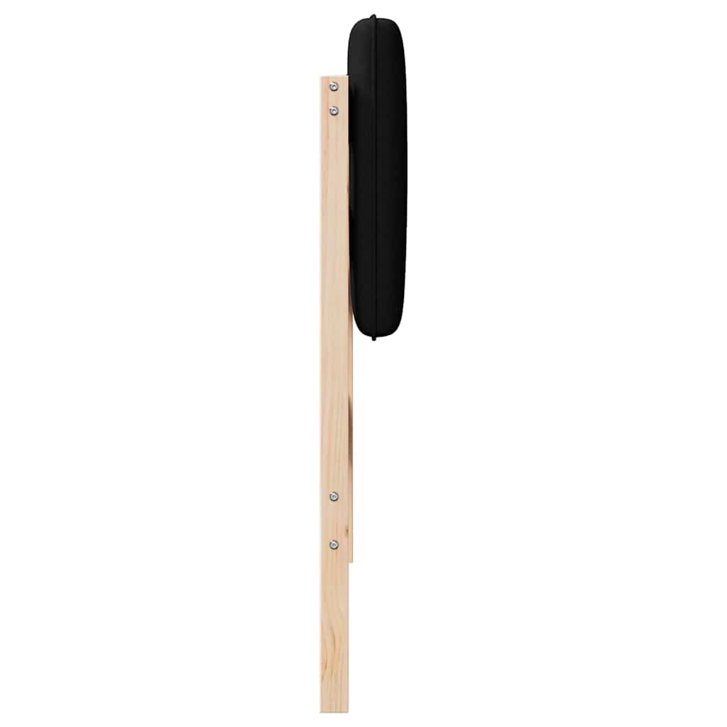 Ταπετσαρισμένο κεφαλάρι με κεφαλάρι Καφέ και Μαύρο 75 cm