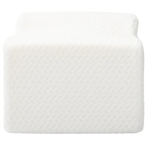 Knee Pillow Λευκός Αφρός μνήμης και Πολυεστέρας - Pakobazaar