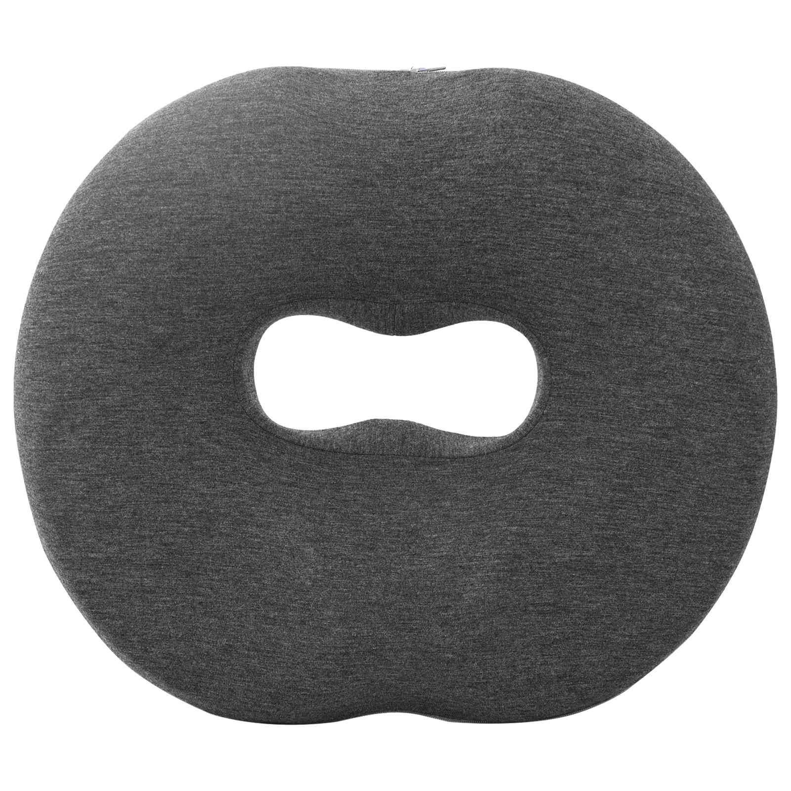 Μαξιλάρια Καθίσματος Σκούρο Γκρι 42 x 36,5 x 8 εκ. Αφρός Μνήμης - Pakobazaar