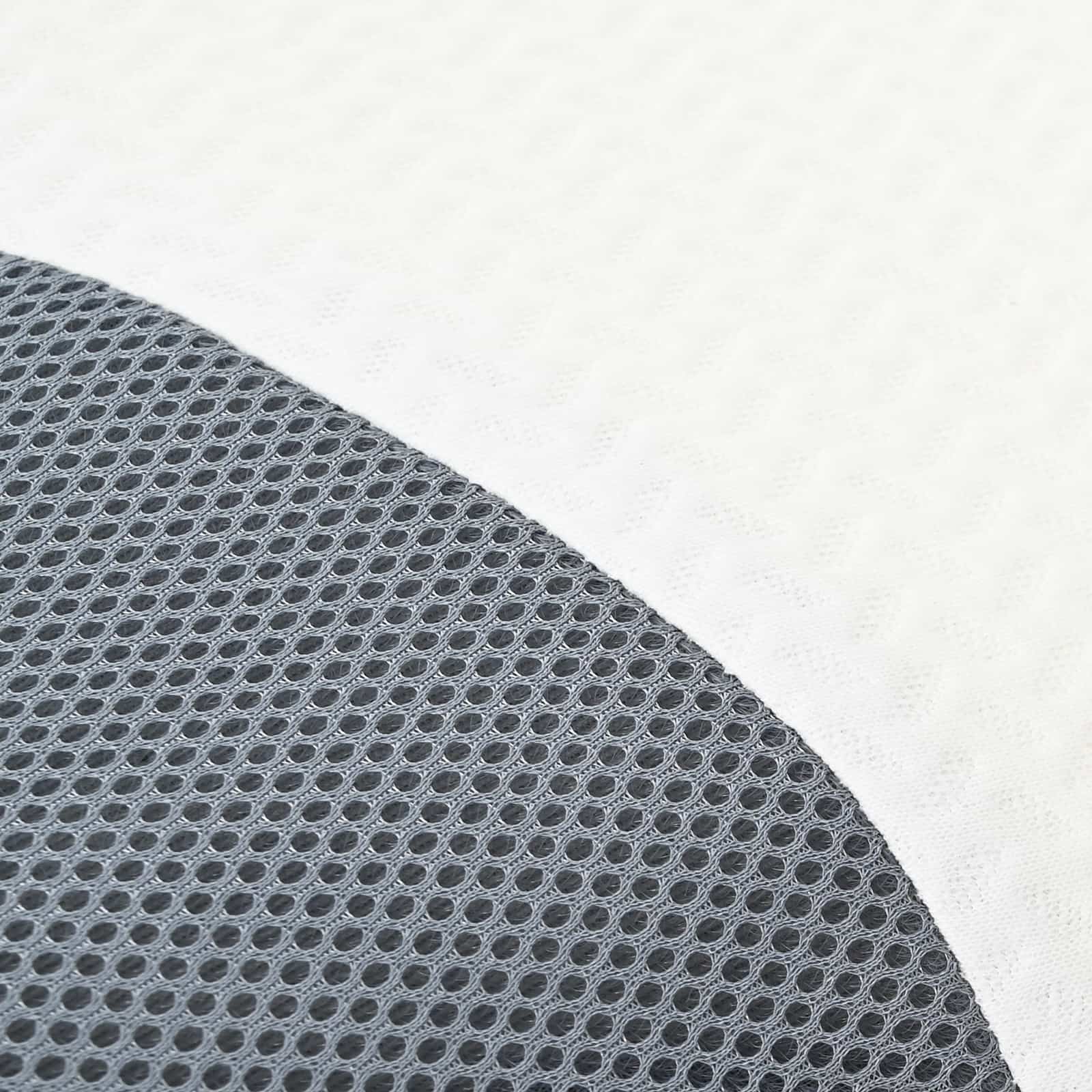 Μαξιλάρι λαιμού Μονόχρωμο Λευκός 57 x 36 x 13 εκ Αφρός Μνήμης - Pakobazaar