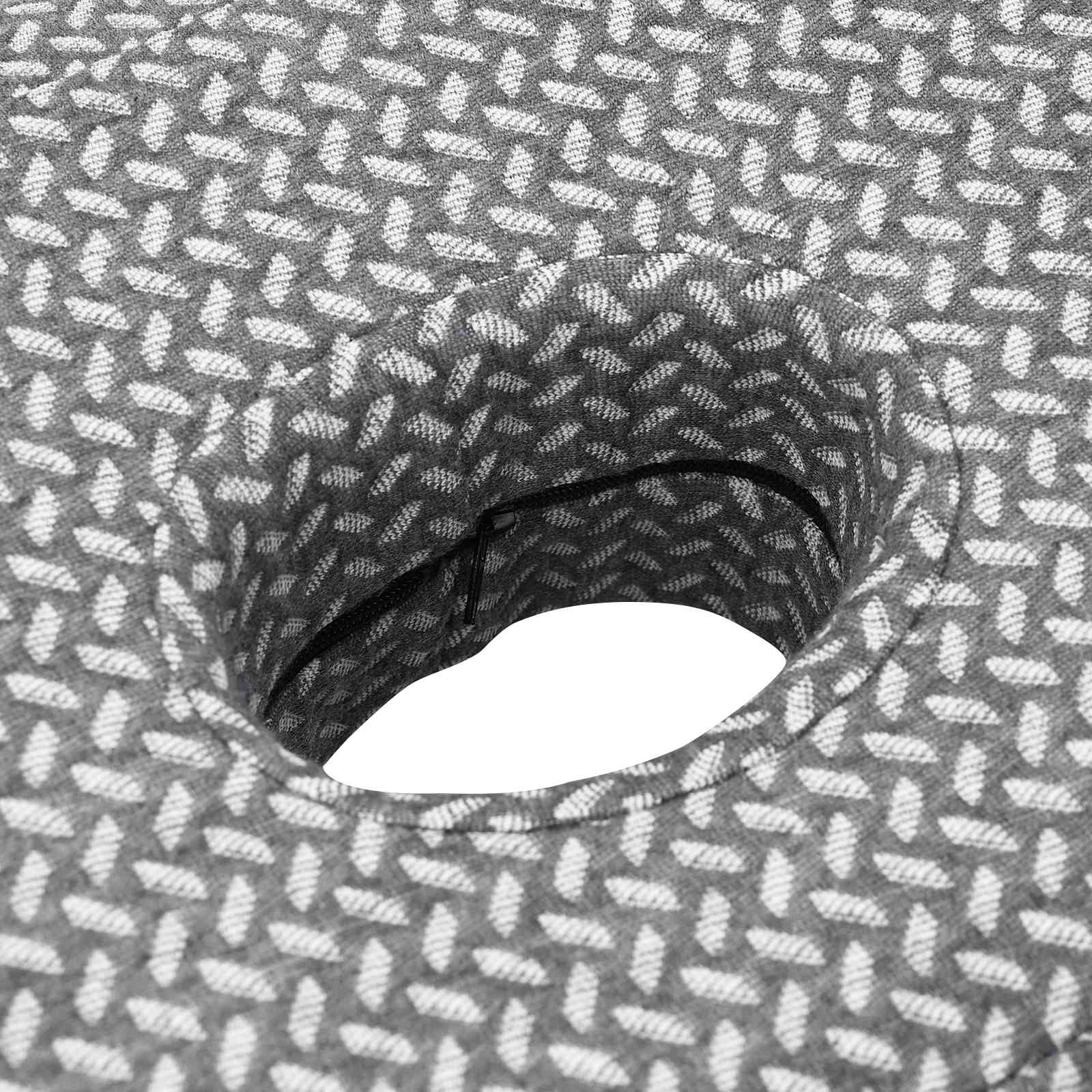 Μαξιλάρι λαιμού Γκρι 53 x 34,5 x 10,5 εκ. Αφρός Μνήμης - Pakobazaar