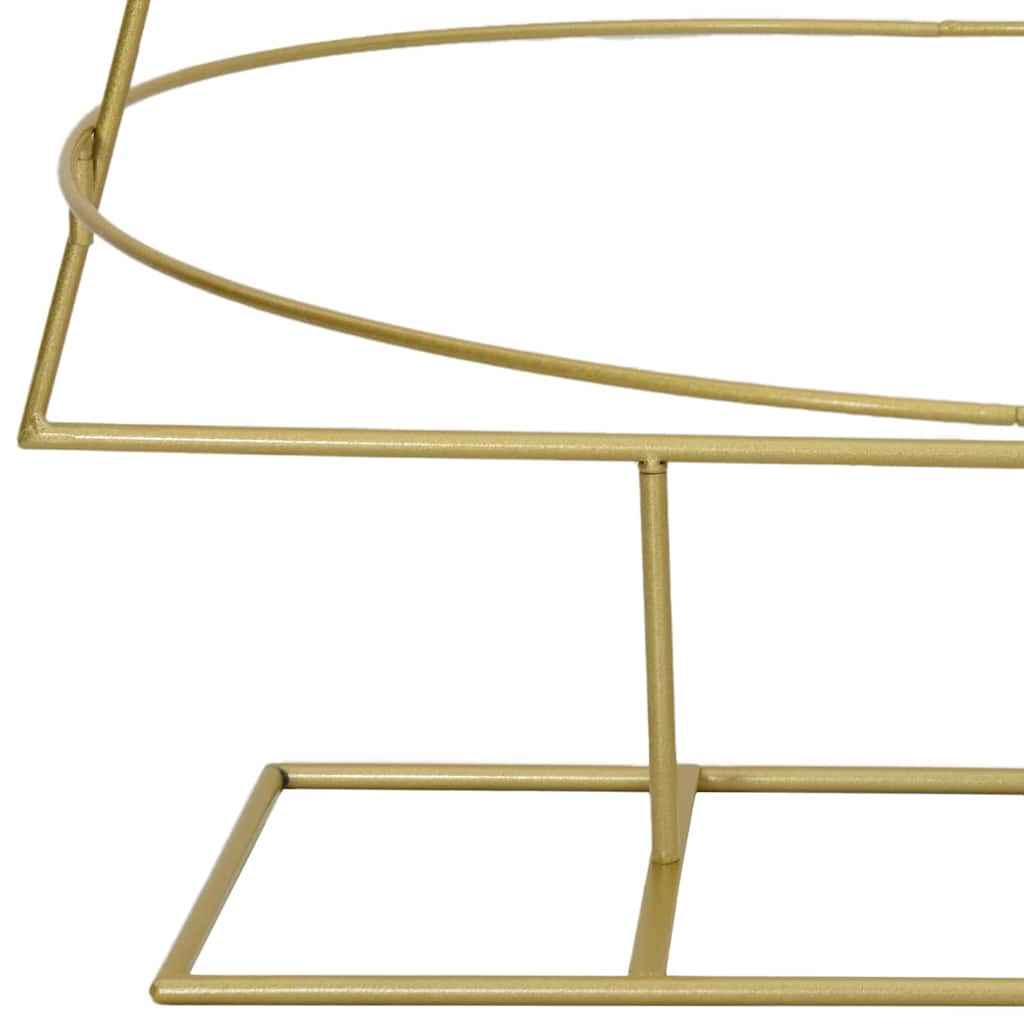 Μεταλλικό χριστουγεννιάτικο δέντρο με βάση Χρυσό 148 εκ. - Pakobazaar