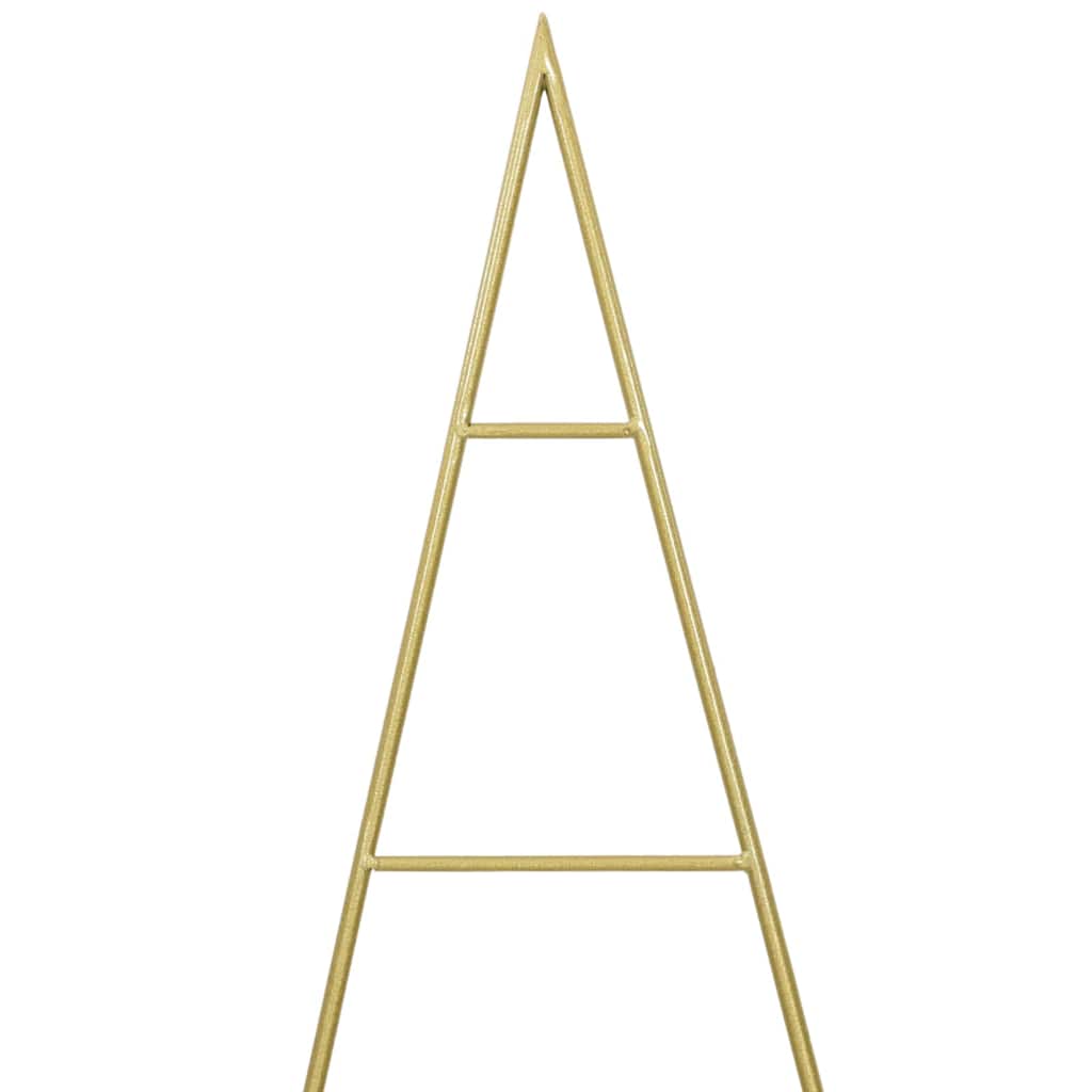 Μεταλλικό χριστουγεννιάτικο δέντρο με βάση Χρυσό 150 cm