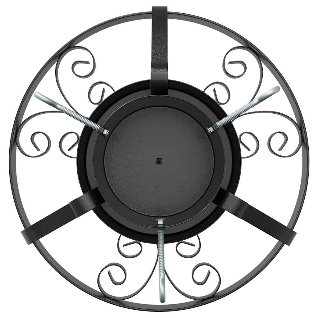 Βάση Χριστουγεννιάτικου Δέντρου Μαύρο 40 x 40 x 21 εκ Ατσάλι