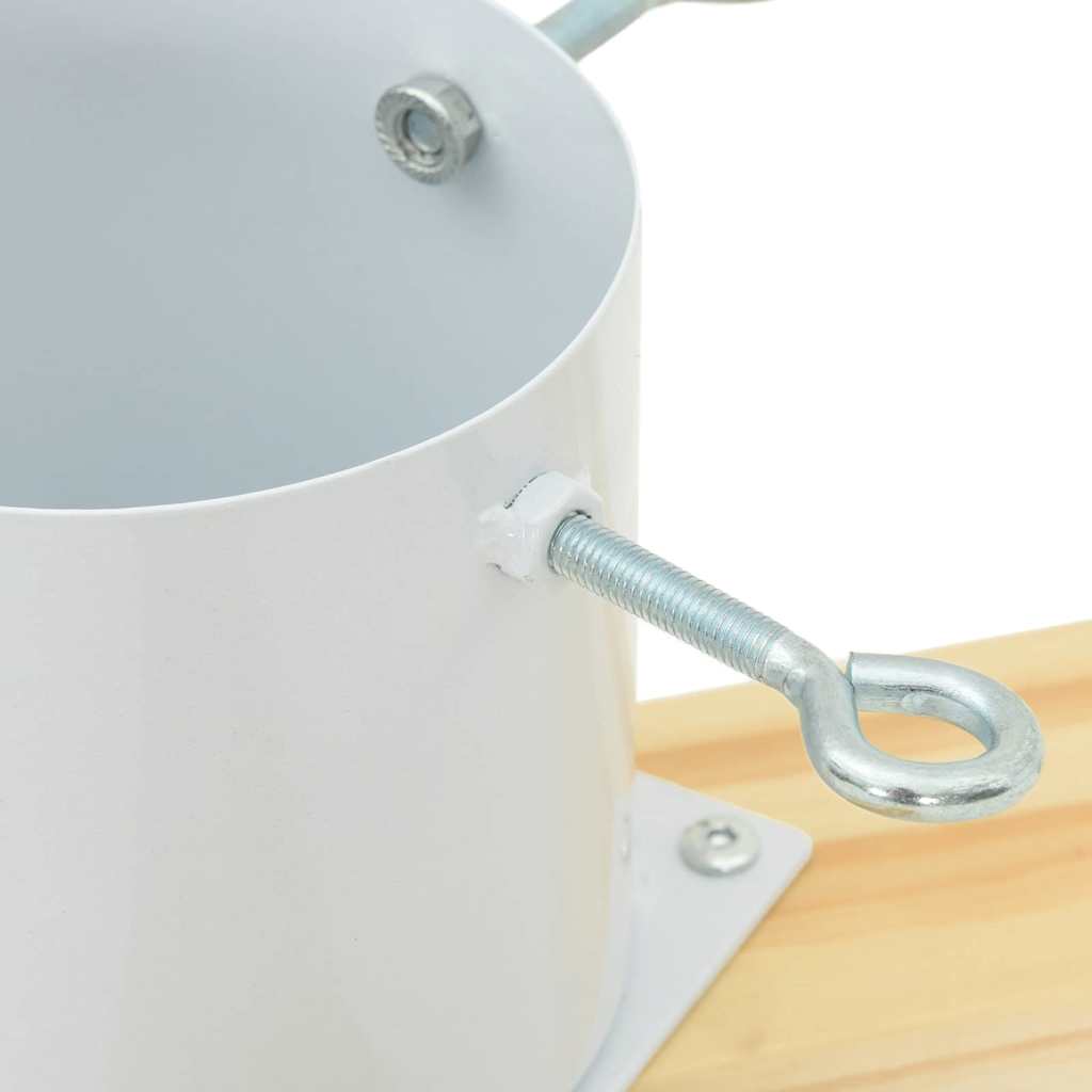 Βάση Χριστουγεννιάτικου Δέντρου 1.73 Λευκό 50 x 50 x 16 cm