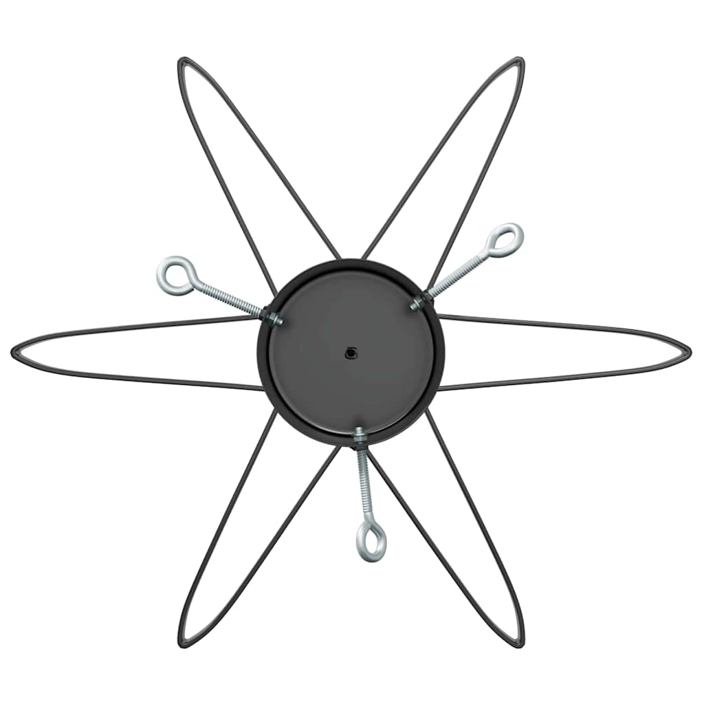 Βάση Χριστουγεννιάτικου Δέντρου Μαύρο 50 x 50 x 15,5 εκ. Ατσάλι - Pakobazaar