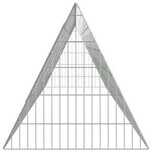 Κλουβί για κότες Ασημί 430 x 55 x 55 εκ. Γαλβανισμένος Χάλυβας