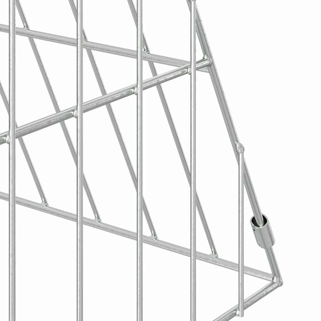 Κλουβί για κότες Ασημί 650 x 55 x 55 εκ. Επικαλυμμένος Χάλυβας