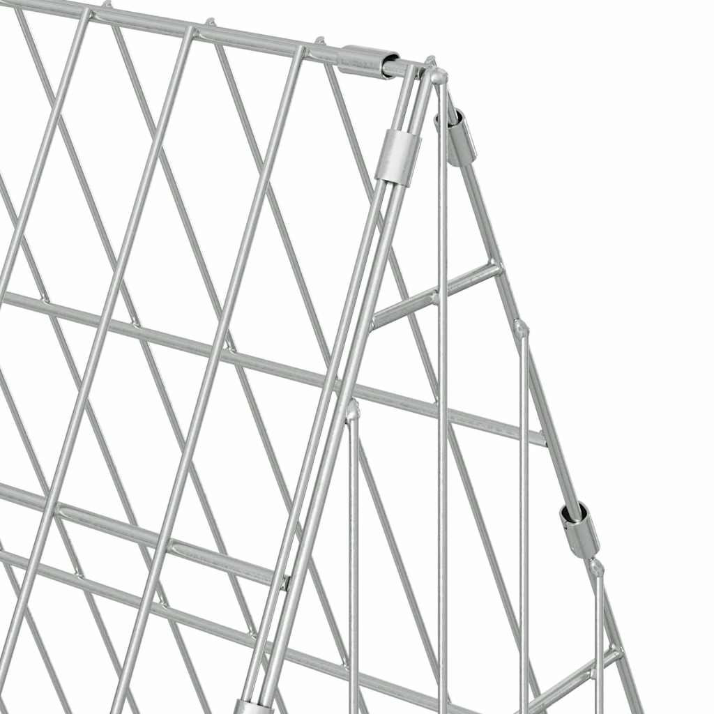 Κλουβί για κότες Ασημί 650 x 55 x 55 εκ. Επικαλυμμένος Χάλυβας