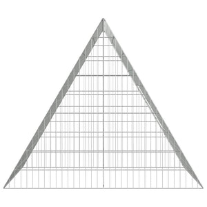 Κλουβί για κότες Ασημί 110 x 100 x 85 εκ. Γαλβανισμένος Χάλυβας
