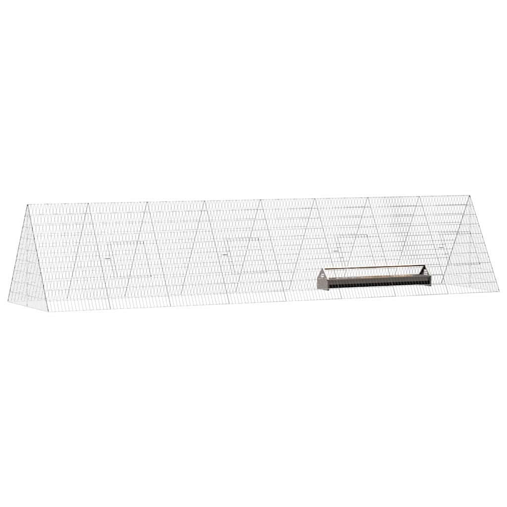 Κλουβί για κότες Ασημί 430 x 100 x 85 εκ. Επικαλυμμένος Χάλυβας