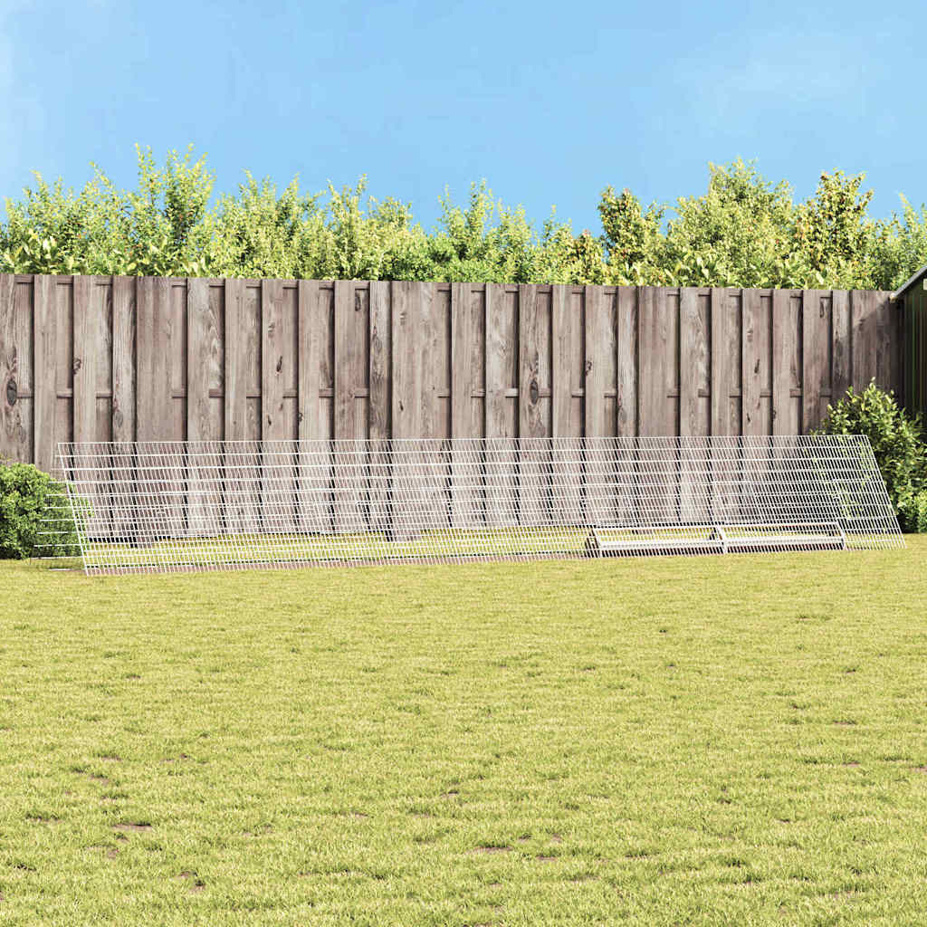 Κλουβί για κότες Ασημί 650 x 100 x 85 εκ. Επικαλυμμένος Χάλυβας