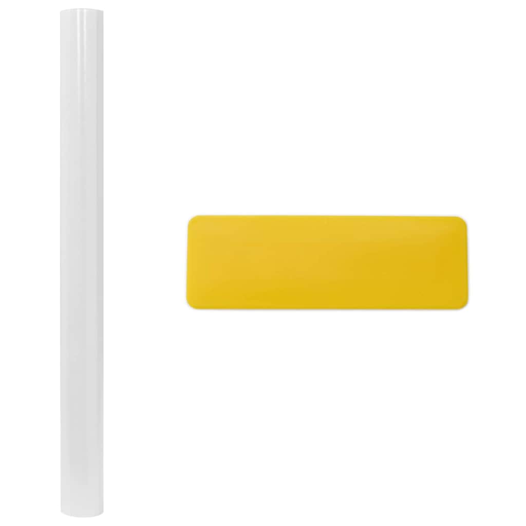 Στατική Μεμβράνη Παράθυρου Μοτίβο Σκίασης 45 x 500 cm PVC - Pakobazaar