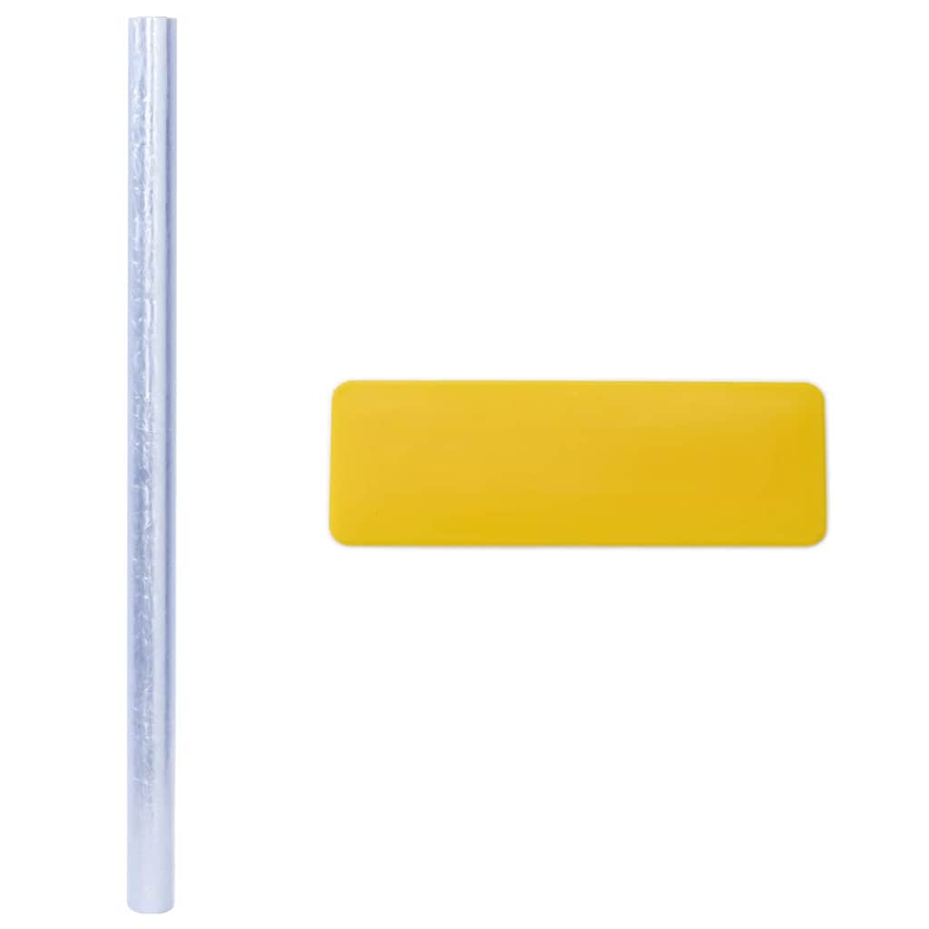 Στατική Μεμβράνη Παράθυρου Διαφανές 90 x 2000 εκ PVC - Pakobazaar