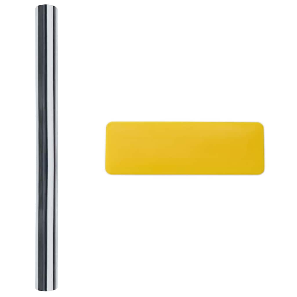 Στατική Ανακλαστική Ταινία Παράθυρου Ασημί 90 x 1000 cm PVC