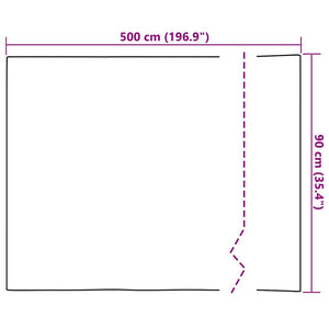 Αυτοκόλλητη ταινία καθρέφτη Ασημί 90 x 500 cm PET