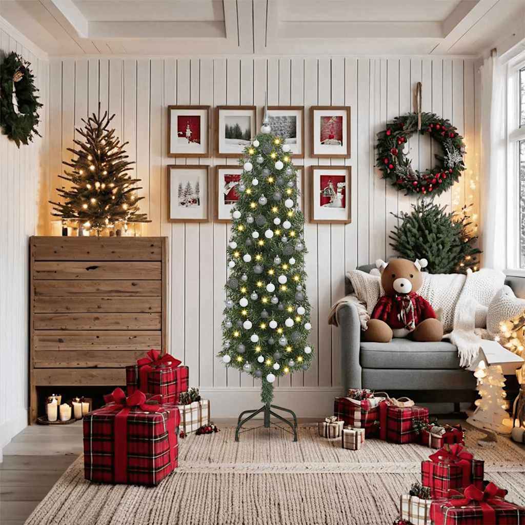 Τεχνητό Χριστουγεννιάτικο Δέντρο με 300 LED Πράσινο 180 cm - Pakobazaar