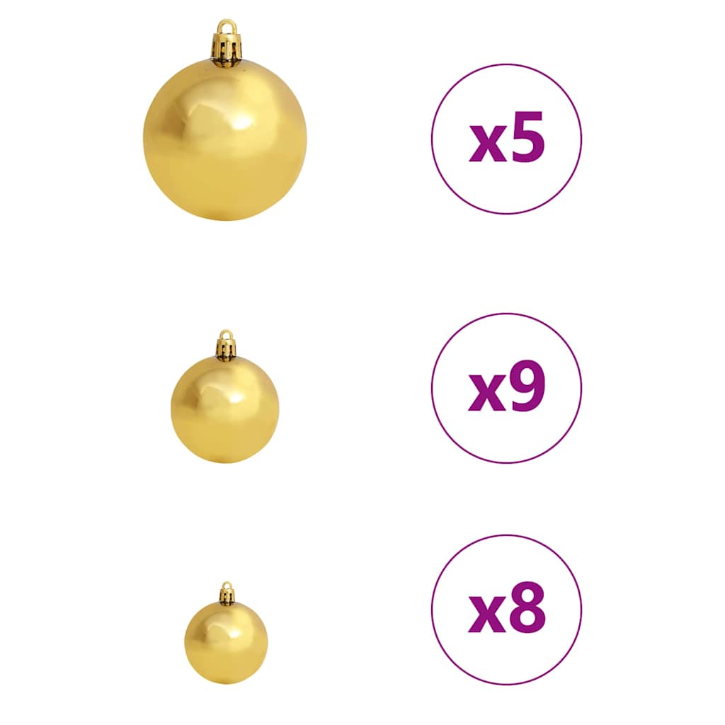 Τεχνητό Λεπτό Χριστουγεννιάτικο Δέντρο Πράσινο και Λευκό 150 cm