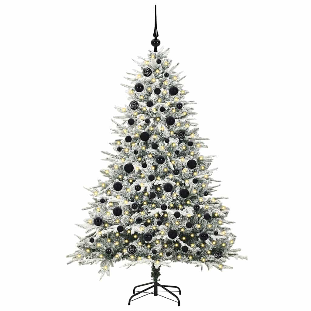 Τεχνητό Χριστουγεννιάτικο Δέντρο με Φωτισμό και Σετ Μπαλών