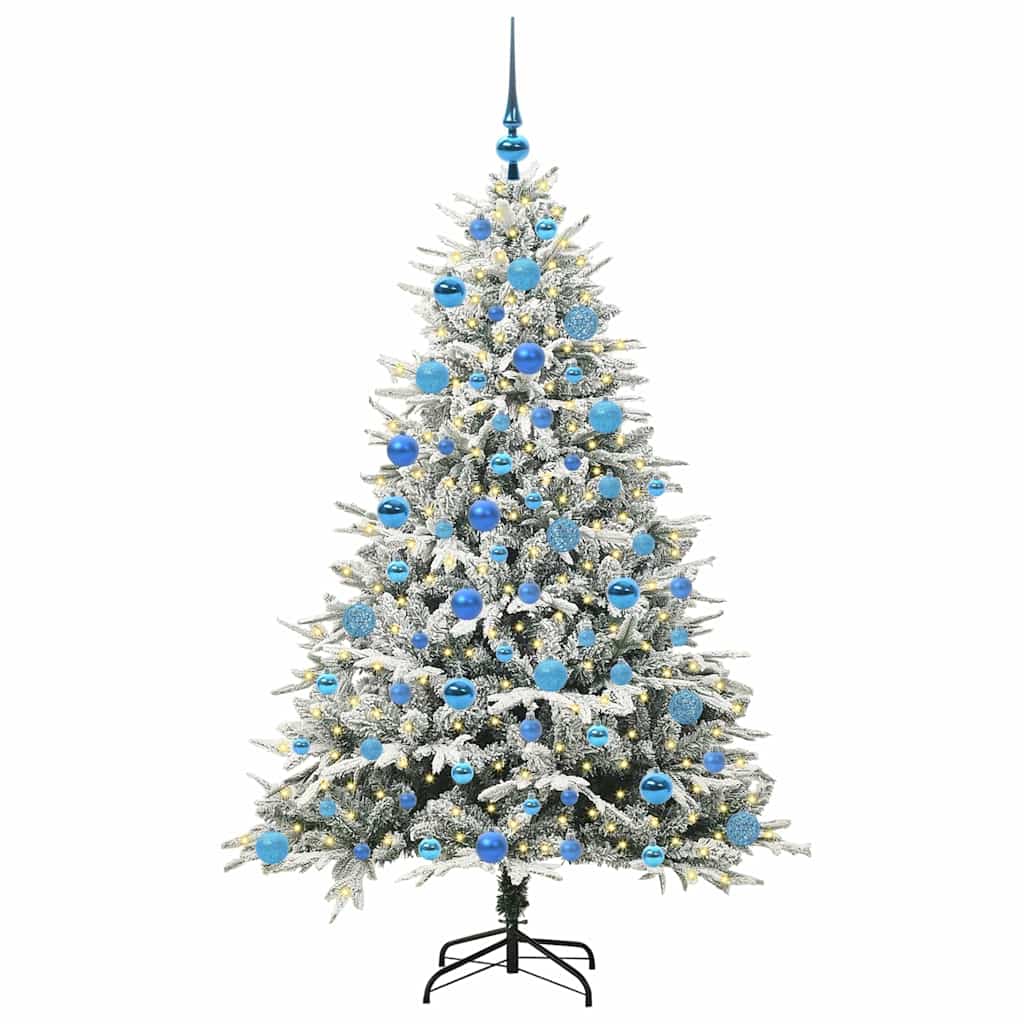 Τεχνητό Χριστουγεννιάτικο Δέντρο με Φωτισμό και Σετ Μπαλών